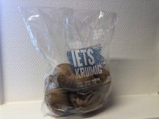 Aardappels in een MA-verpakking. Foto door WUR.