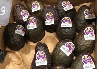 Ripe avocados in the supermarket. Photo by WFBR