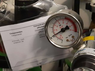 A gas mixture of ethylene and nitrogen. Photo by WUR.